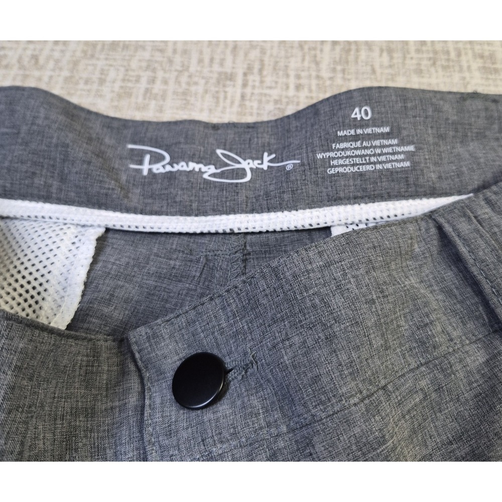 Panama Jack Men's Size 40 9" Hybrid Shorts Gray Golf / Performance - NWT - Picture 3 of 9